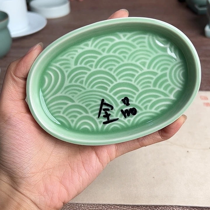 龙泉云间青瓷小米茶器