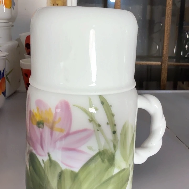 景德镇陶瓷手工手绘凉水壶