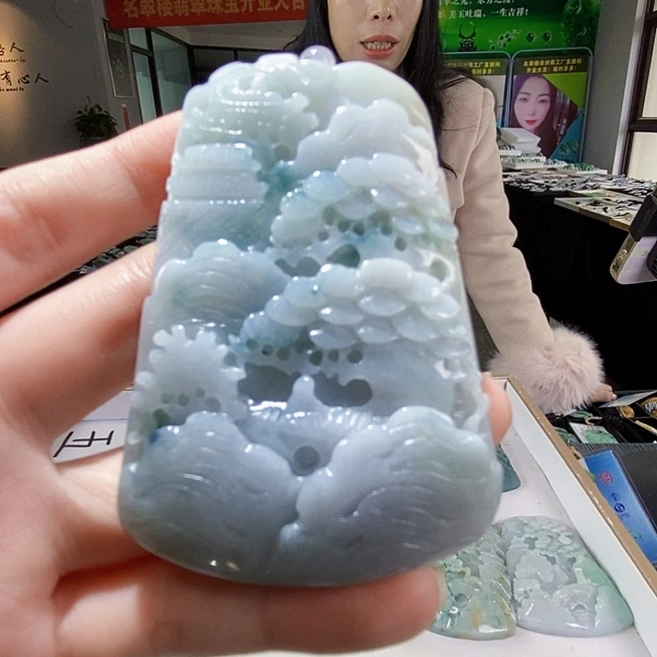 颈饰未镶嵌翡翠翡翠