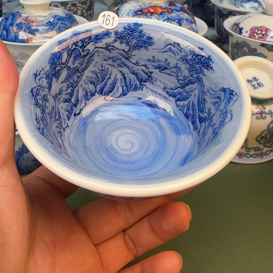 彦祖纯手工手绘茶具161
