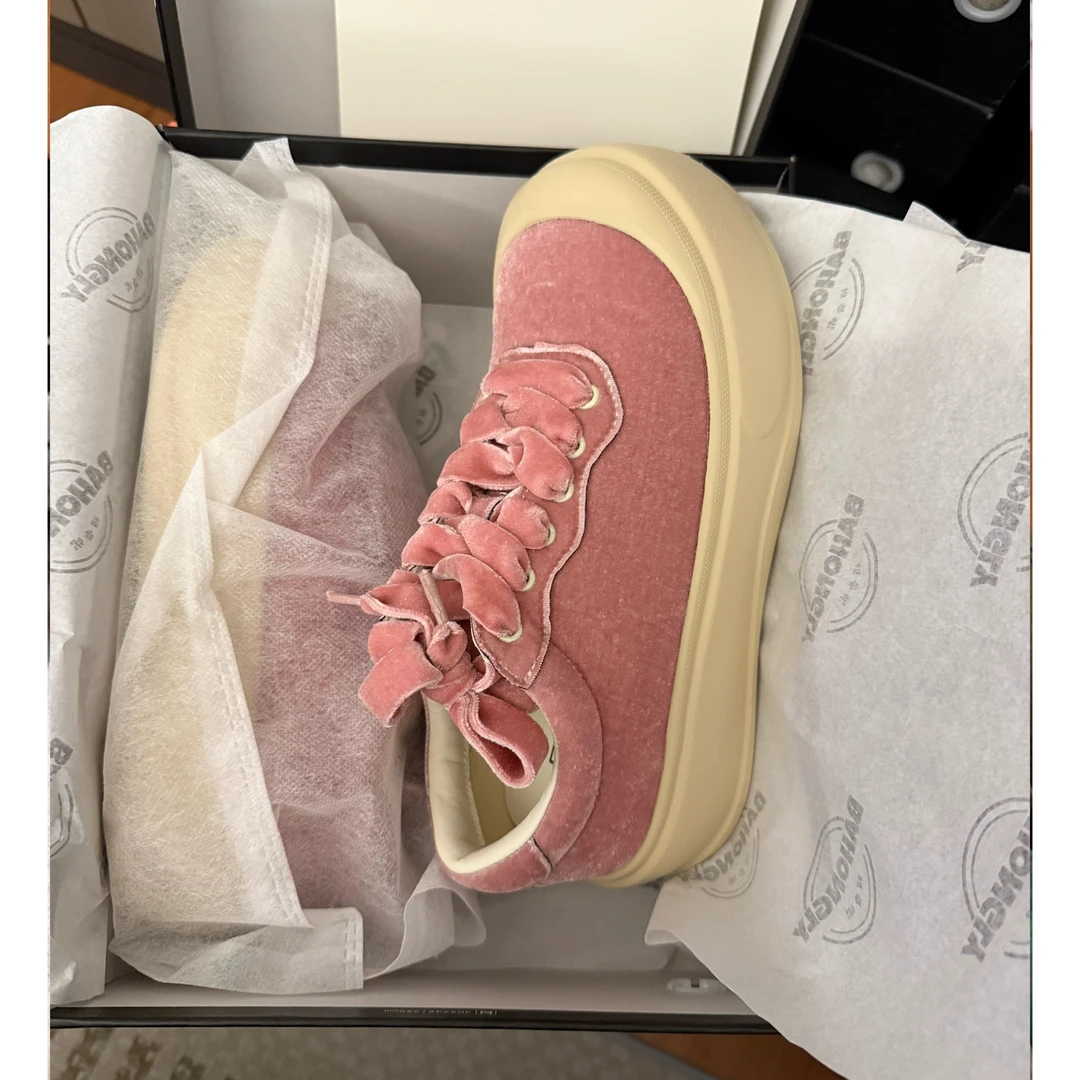 【清 3-4折秒拍链接 不退换 介意勿拍】粉红色 休闲鞋A2378-1