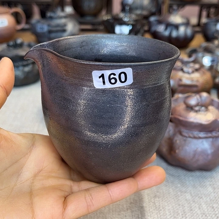 裸柴烧陶瓷手工茶器