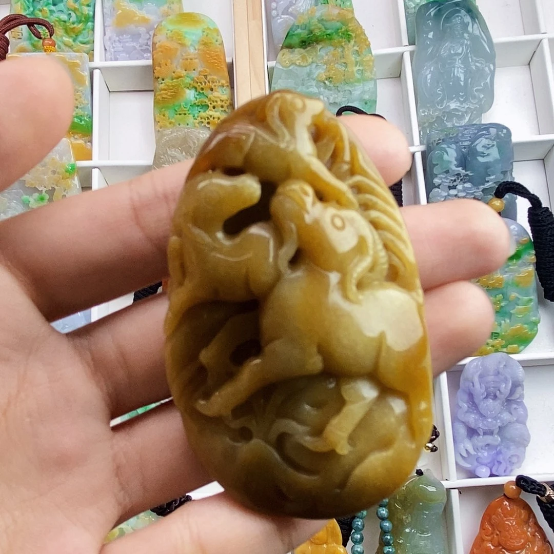 颈饰未镶嵌翡翠翡翠