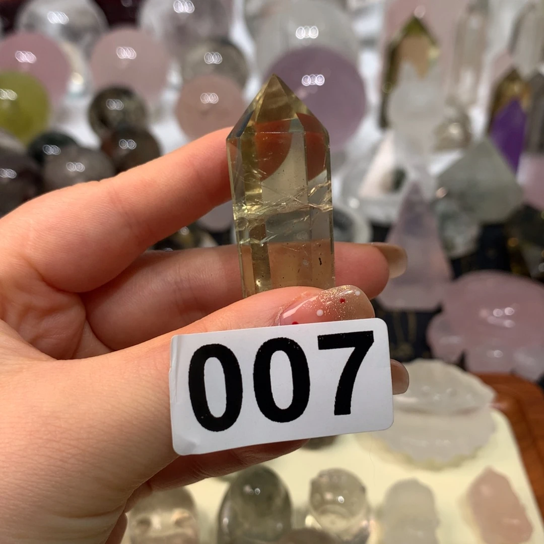 水晶珠宝半成品未镶嵌霜*007