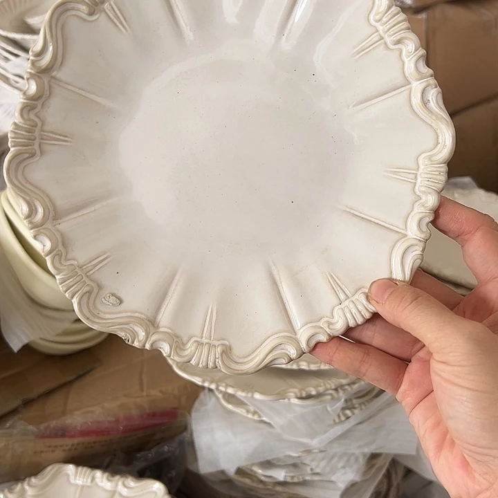 瓷片默认瑕疵商品洛可可3个