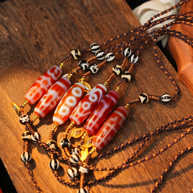 红肉珠珠吊坠LDX030098