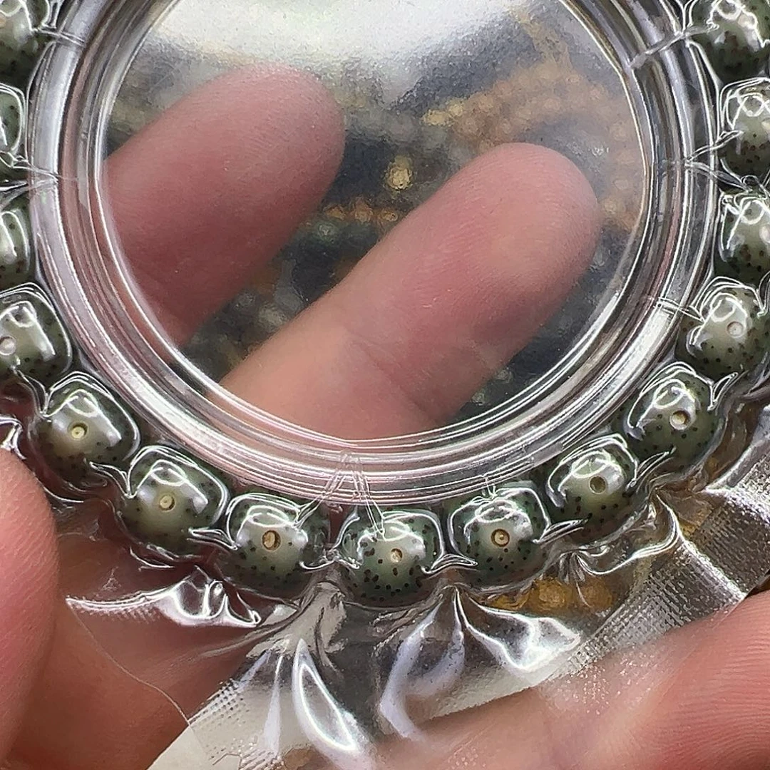 星月菩提手串82王者绿冰透星月菩提单圈10