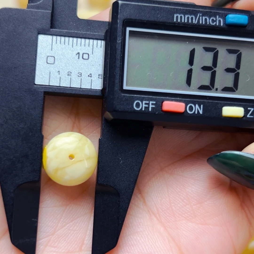 未镶嵌蜜蜡裸石13mm墩子