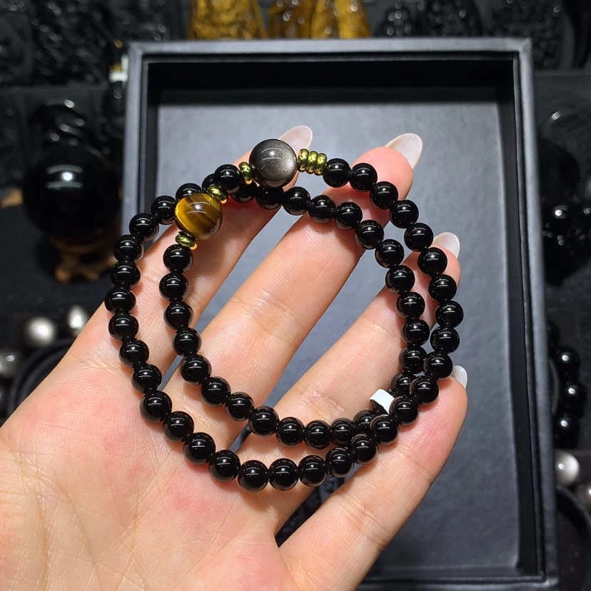 【闪购商品】黑曜岩未镶嵌珠宝奇石一**行