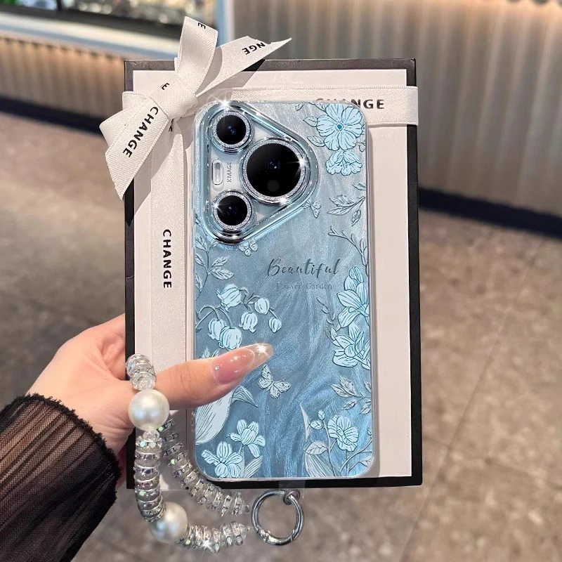 复古花园适用华为pura80pro手机壳pura70新款p70pro小众女神气质p