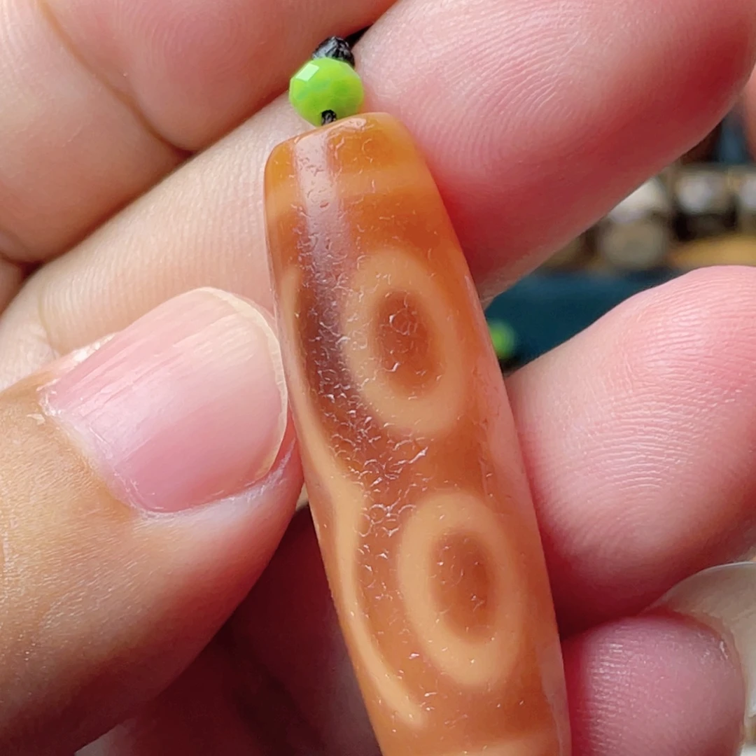 未镶嵌锁骨玛瑙/玉髓小卢菩提三
