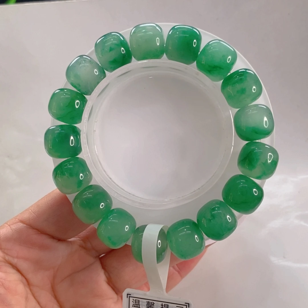 天***珠未镶嵌手串石英质玉