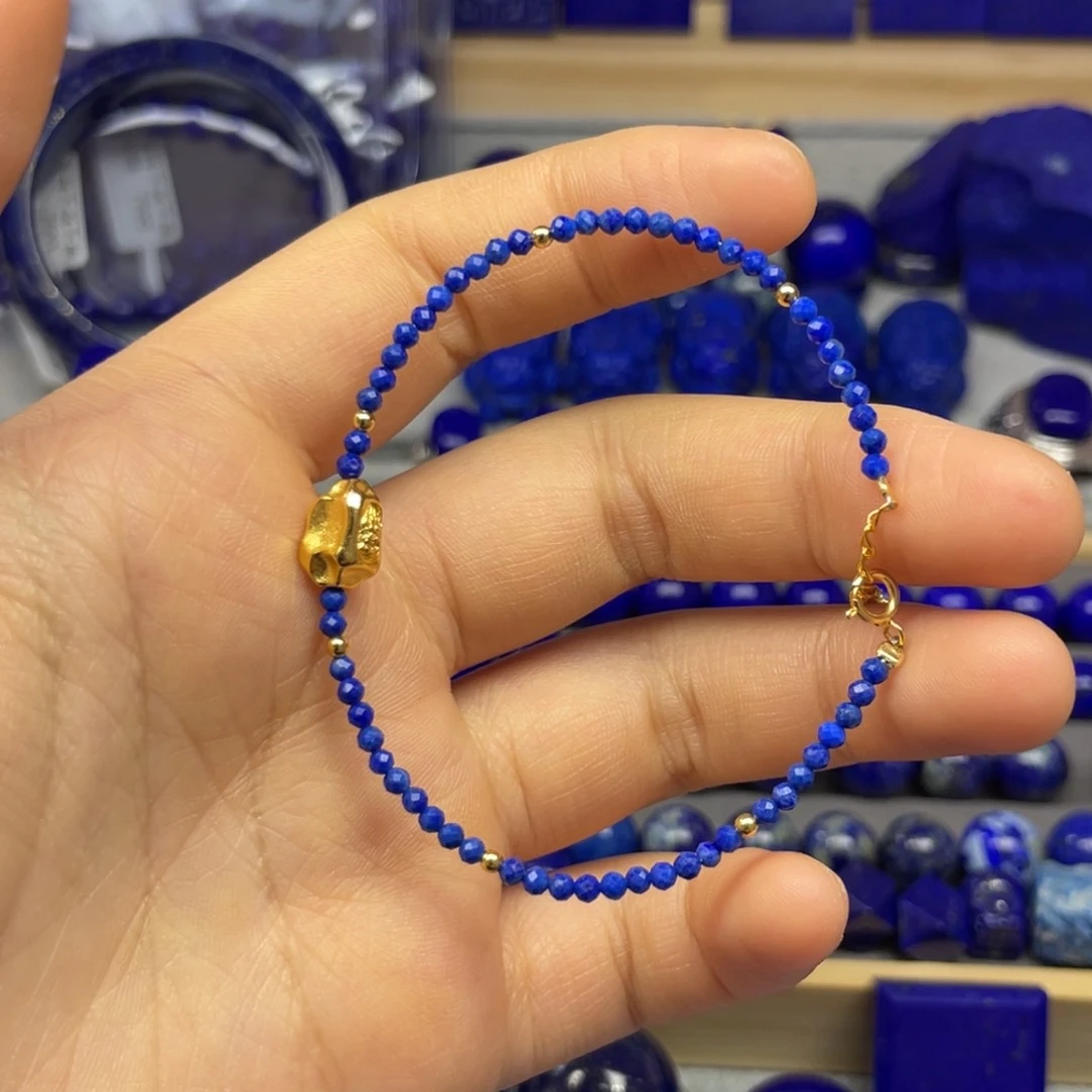 青金石手链未镶嵌