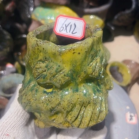 粗陶花盆手工花盆制作