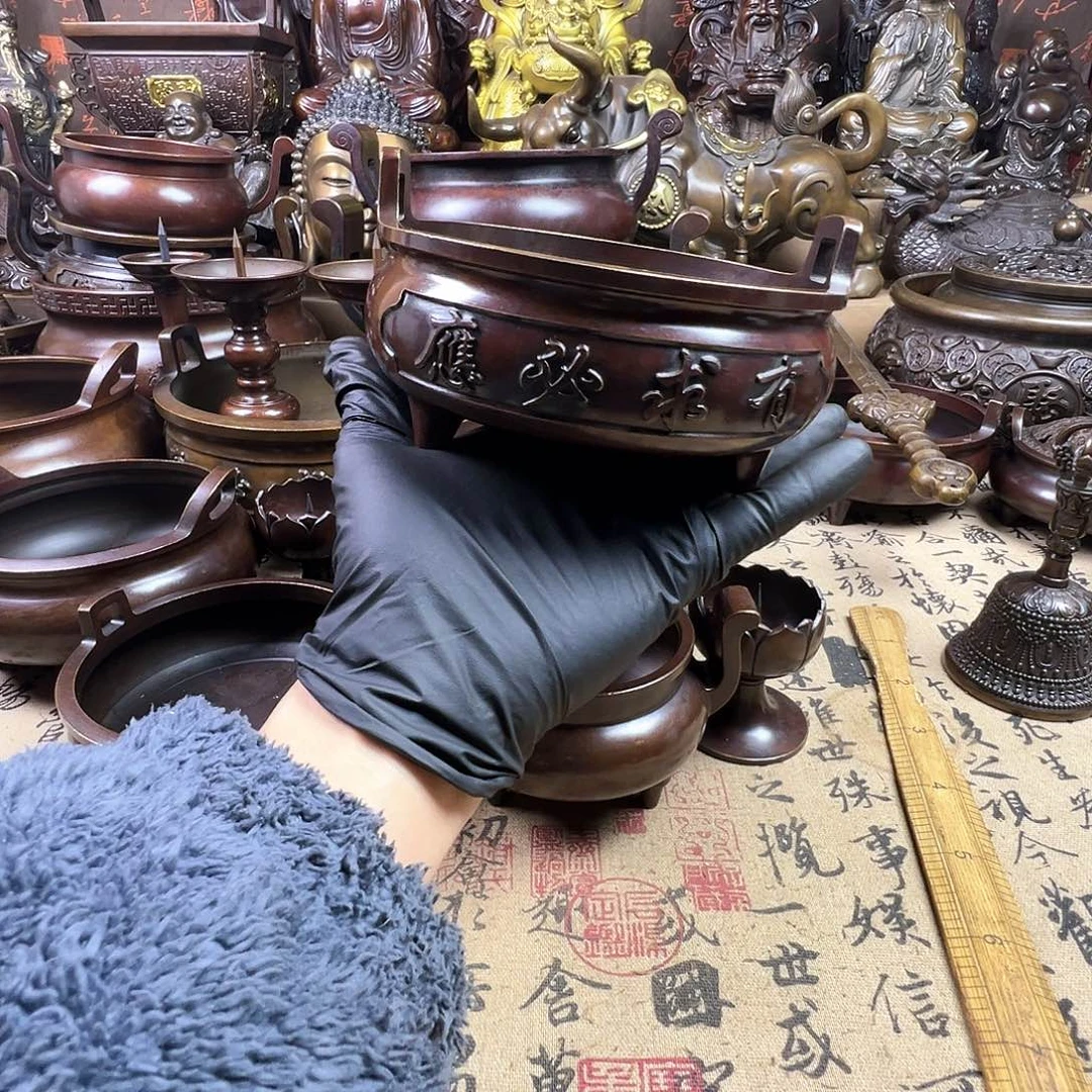 香炉 家用供香炉 风水摆件 聚宝盆 家居摆件