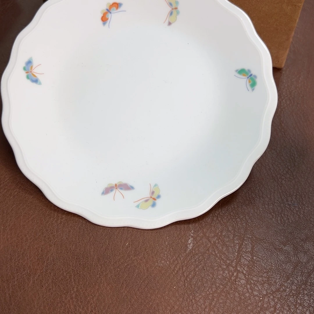 陶瓷深川口径19五只原盒