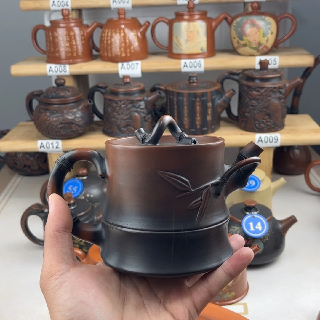 壶农****）建水紫陶全手工制作，老匠人精工精制