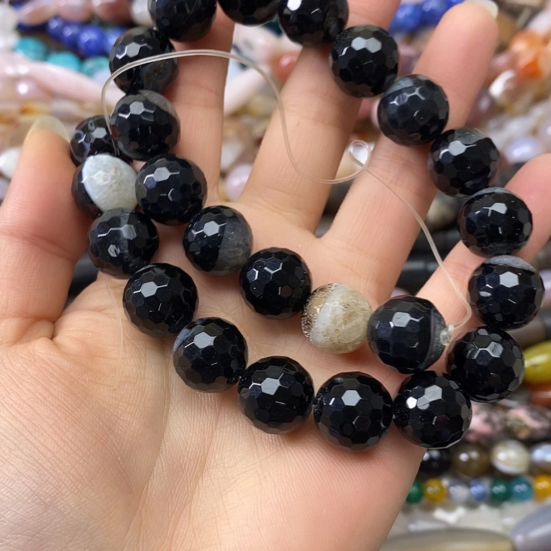 玛瑙/玉髓未镶嵌珠宝半成品卡十四玛瑙一条