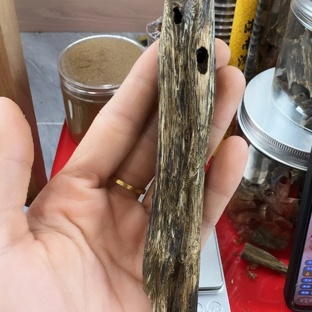 香料绿奇楠张勺子天然虫漏15克