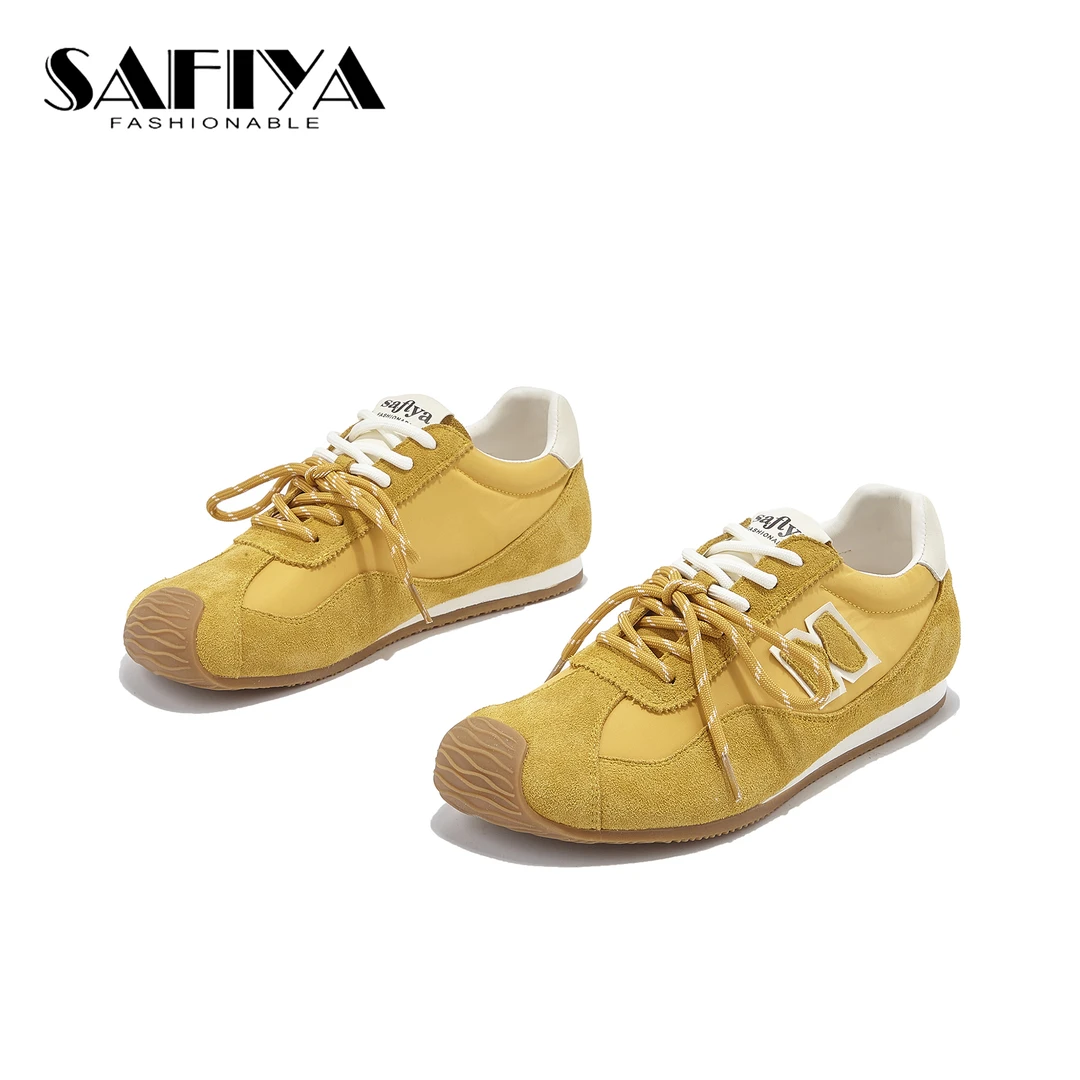 索菲娅Safiya2025春季新款时尚舒适休闲轻便运动德训鞋SFD1111A98