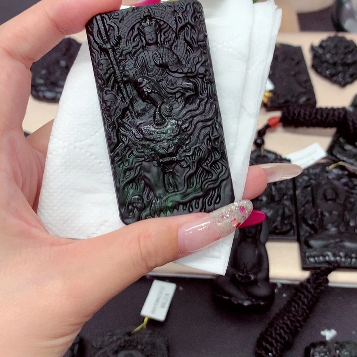 L***Y天然a货钢琴黑挂件