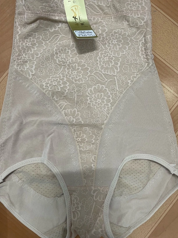 高腰蕾丝收腹女内裤夏季薄款提臀美体束腹修身收胯