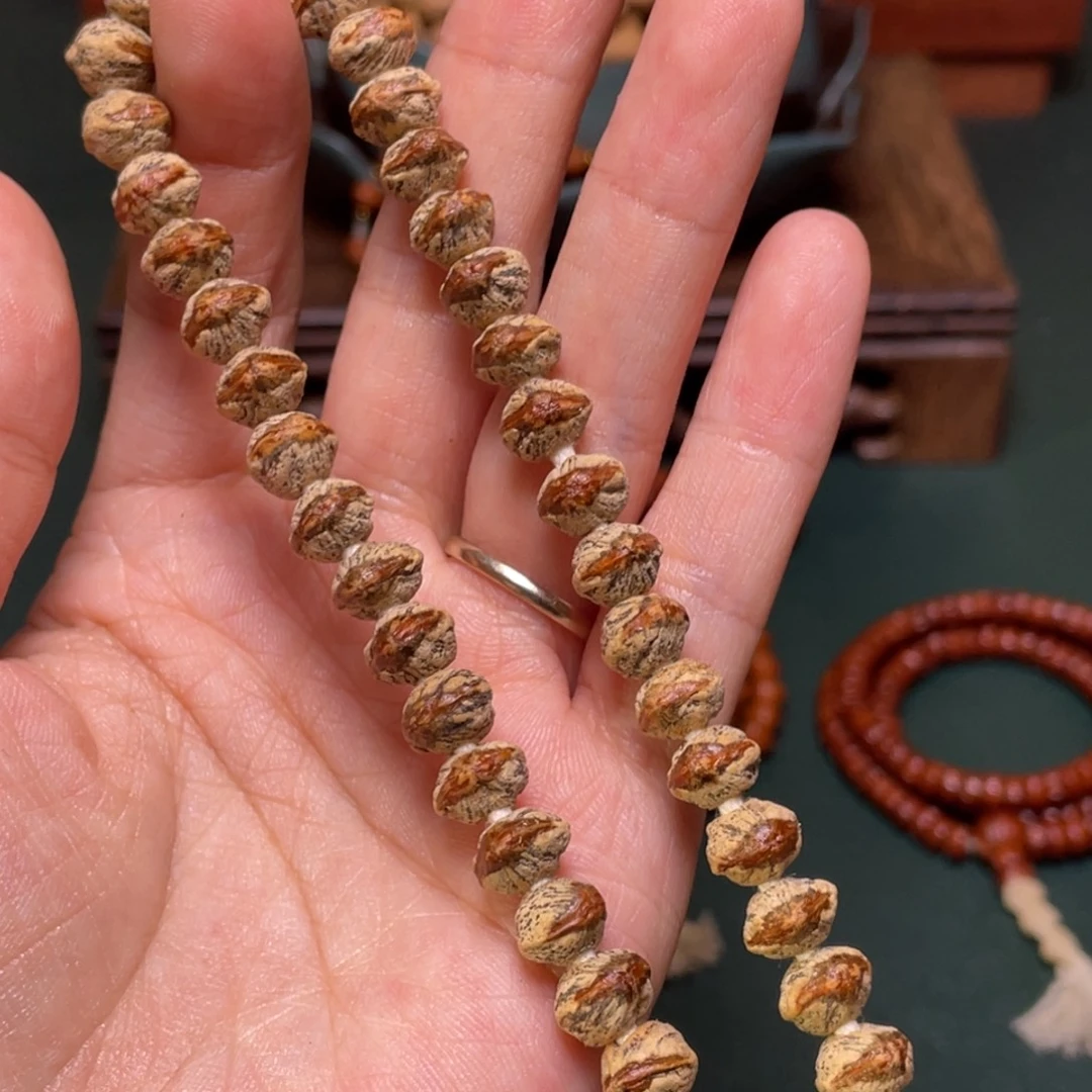 柏香籽/百香籽吊坠红芽孤品手持