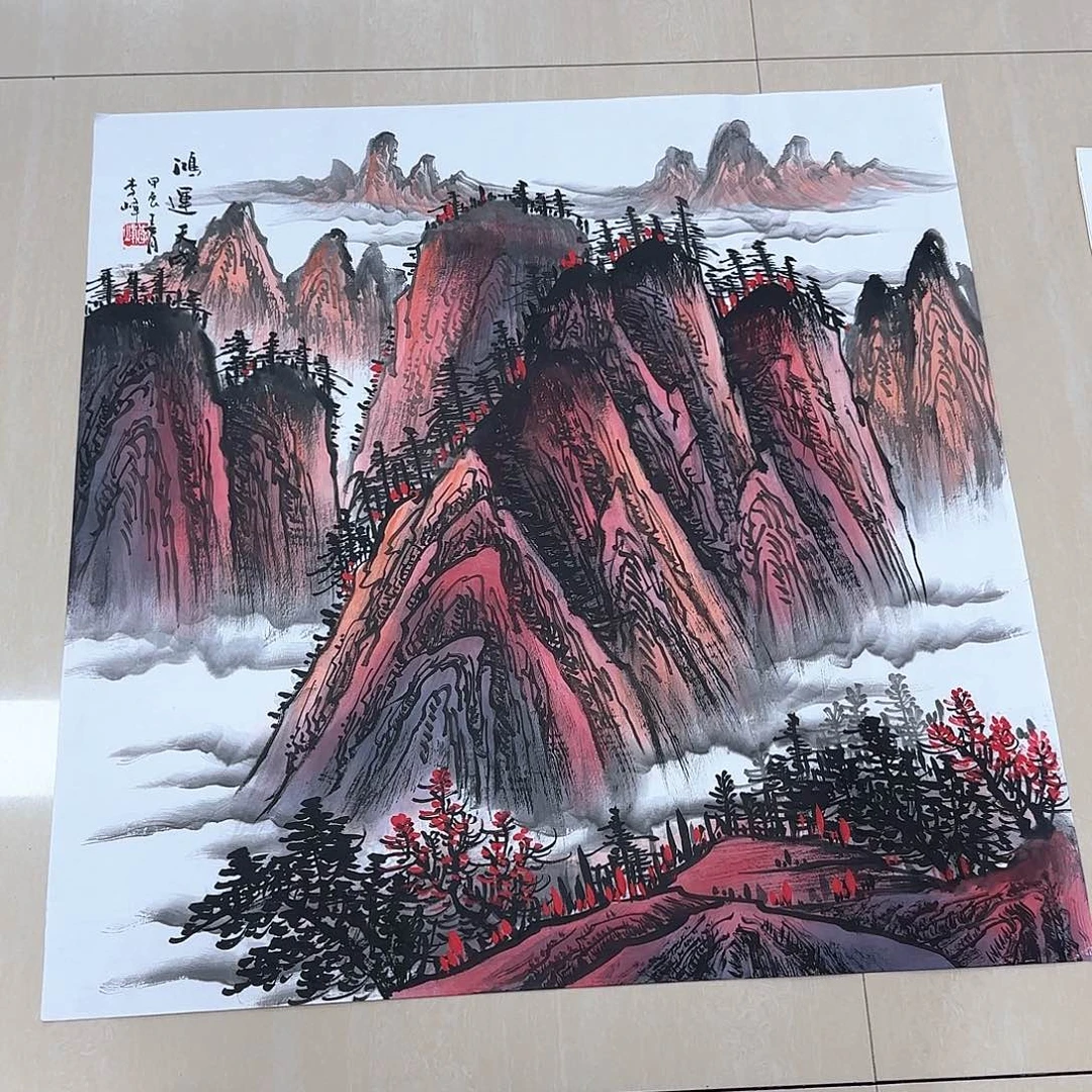国画国画作品集一个