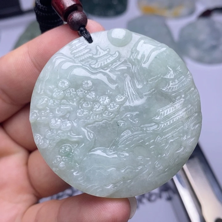 颈饰未镶嵌翡翠翡翠