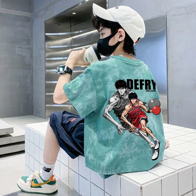 男童短袖t恤2025新款儿童夏装衣服男孩纯棉宝宝上衣童装