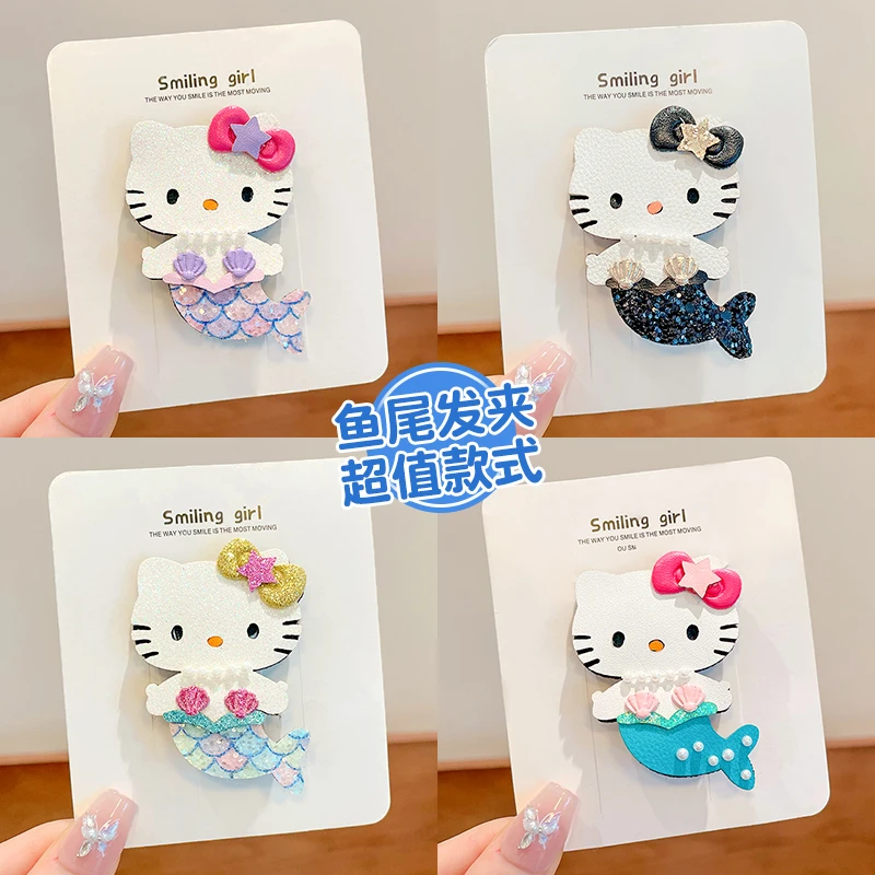 休闲风女2025年夏饰品发绳鱼尾发饰卡通风卡通小女孩可爱女童