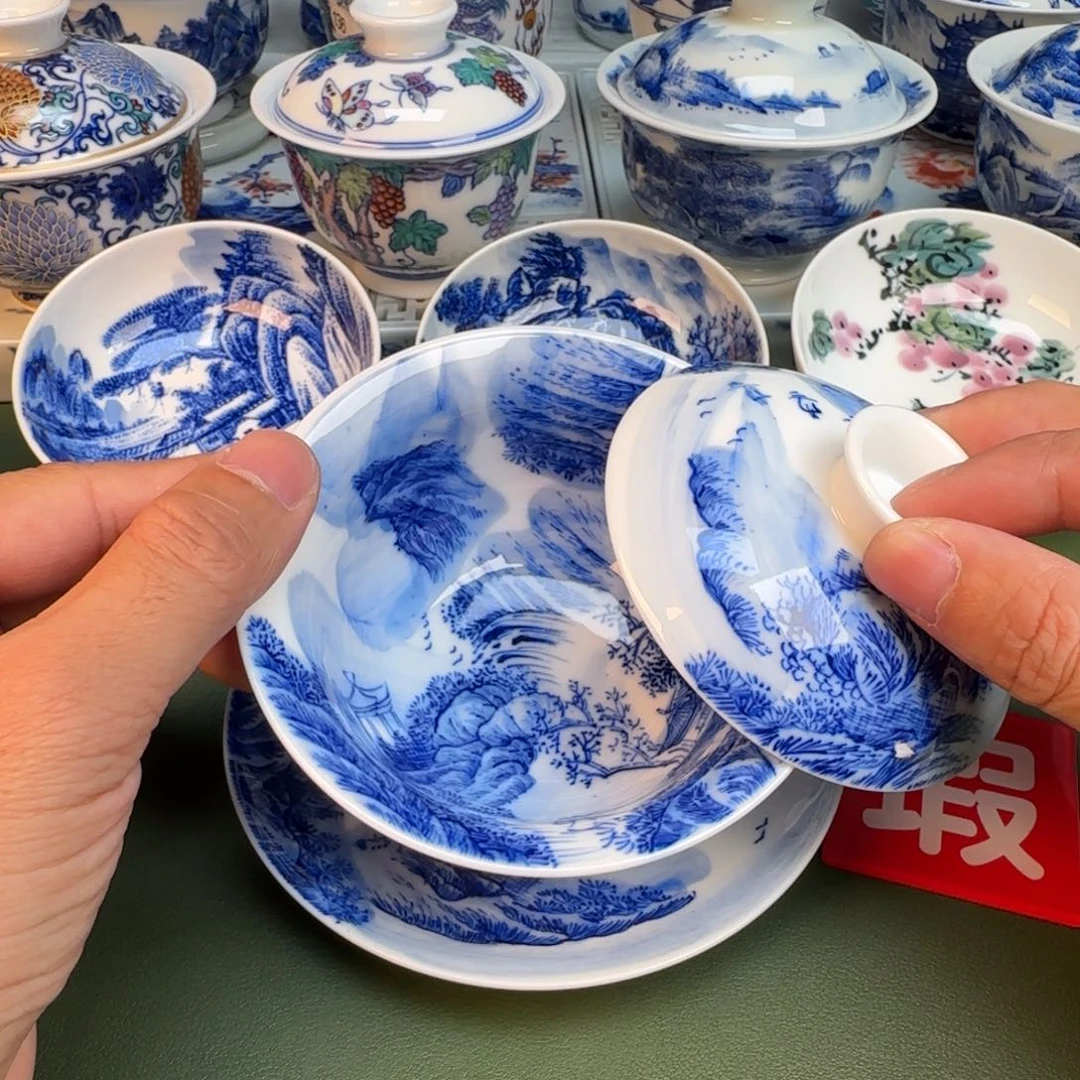 陶纯手工纯手绘茶具324