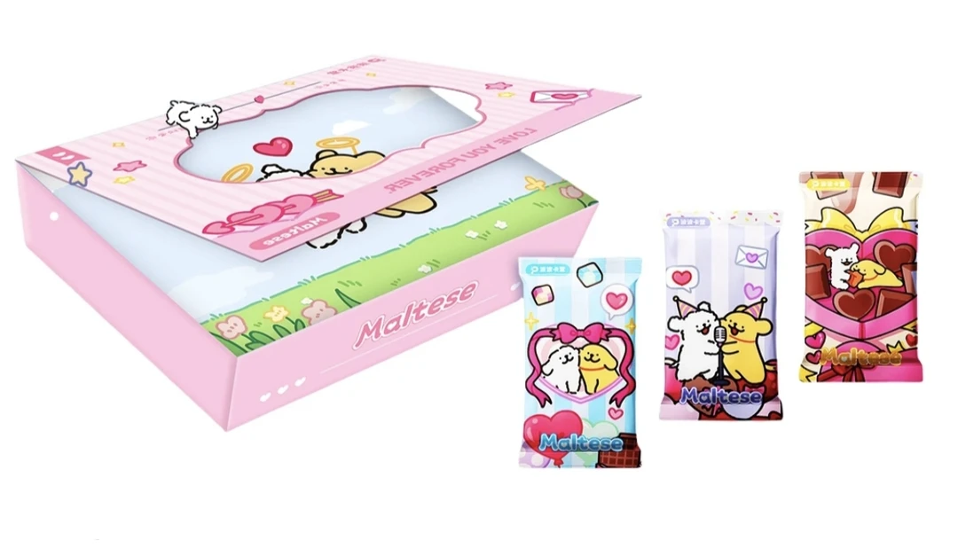 堡【CC/双欧4】波波卡堂 线条小狗 国产二创卡牌盲盒（代拆）