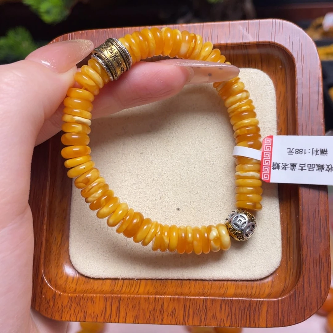 蜜蜡手链未镶嵌手串