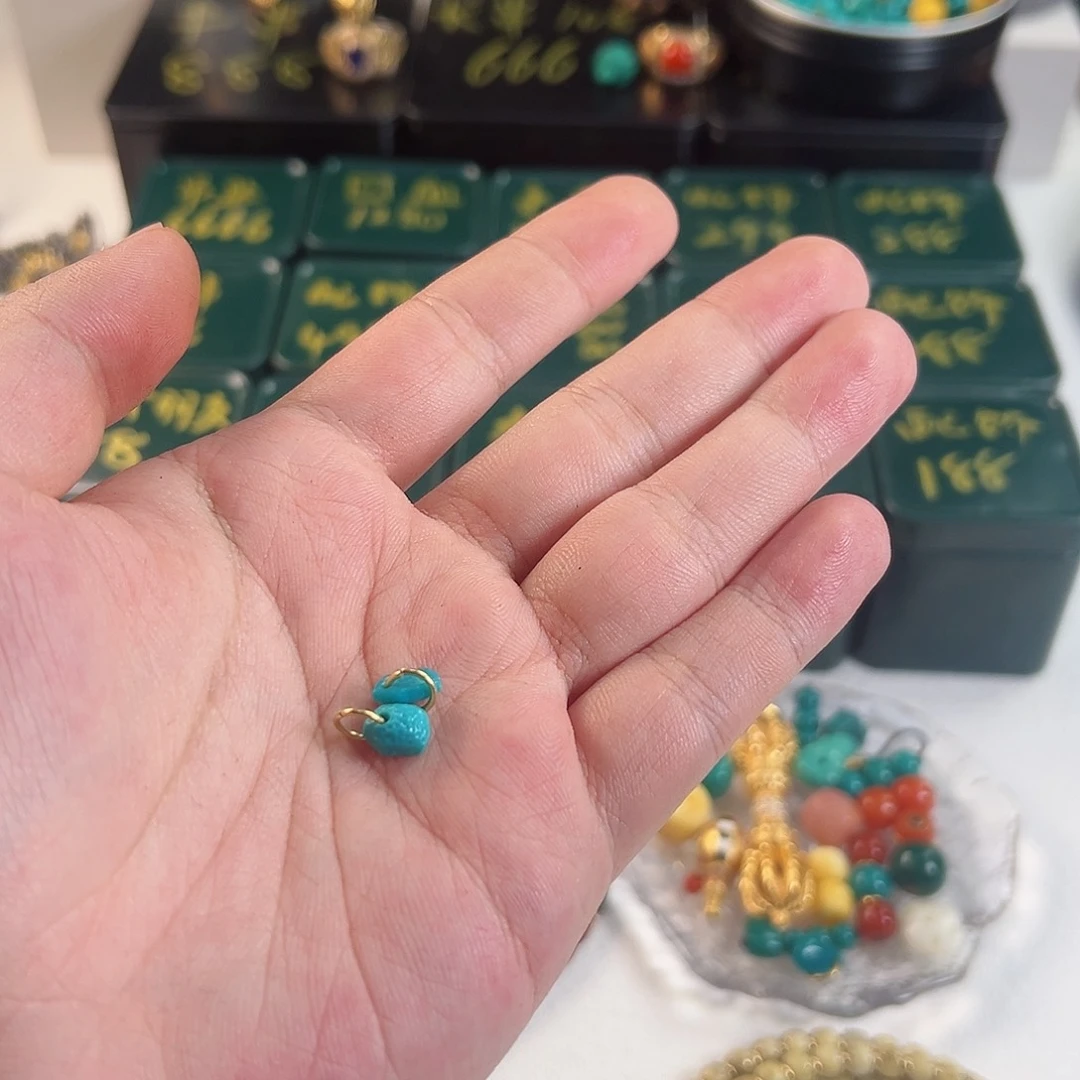 绿松石合金侧挂随机发货绿松石