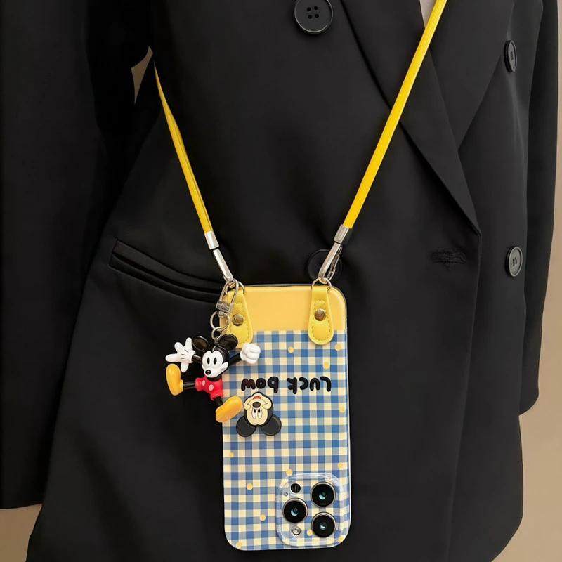 超好看可斜挎挂绳适用iPhone17promax手机壳苹果15腕带16防摔13软