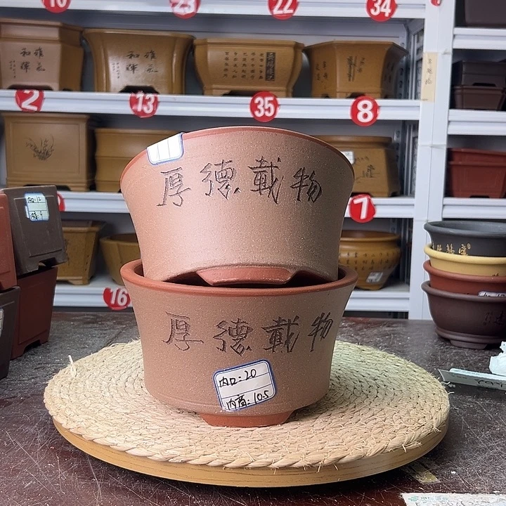 花盆紫砂蛇年大吉