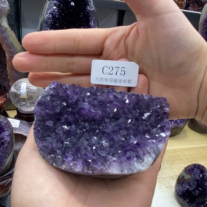 紫晶大型摆件（非配饰）未镶嵌开**天
