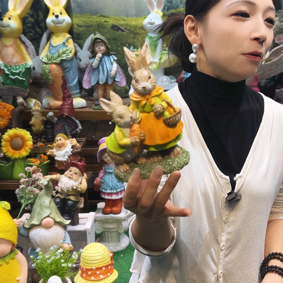 花园摆件红红火火