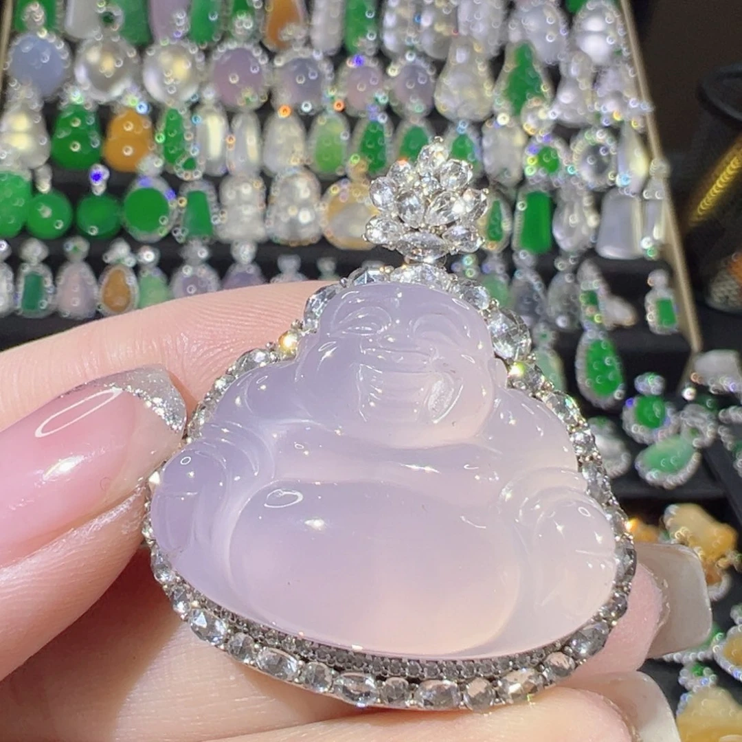 玛瑙/玉髓颈饰银S925镶嵌