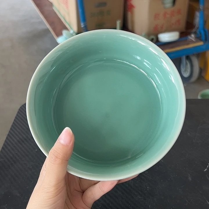 龙泉云间青瓷小米茶器