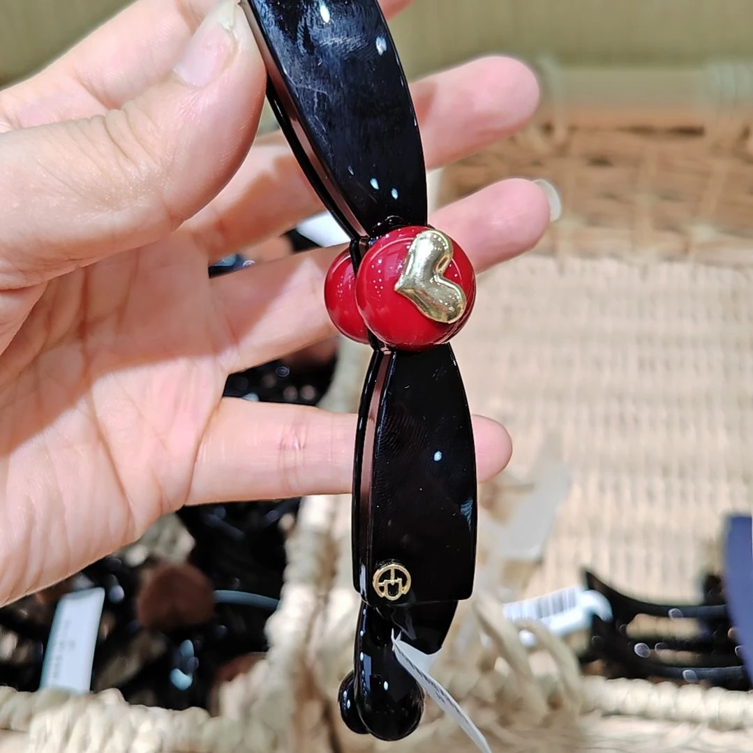 铁合金布艺星璇香蕉夹1