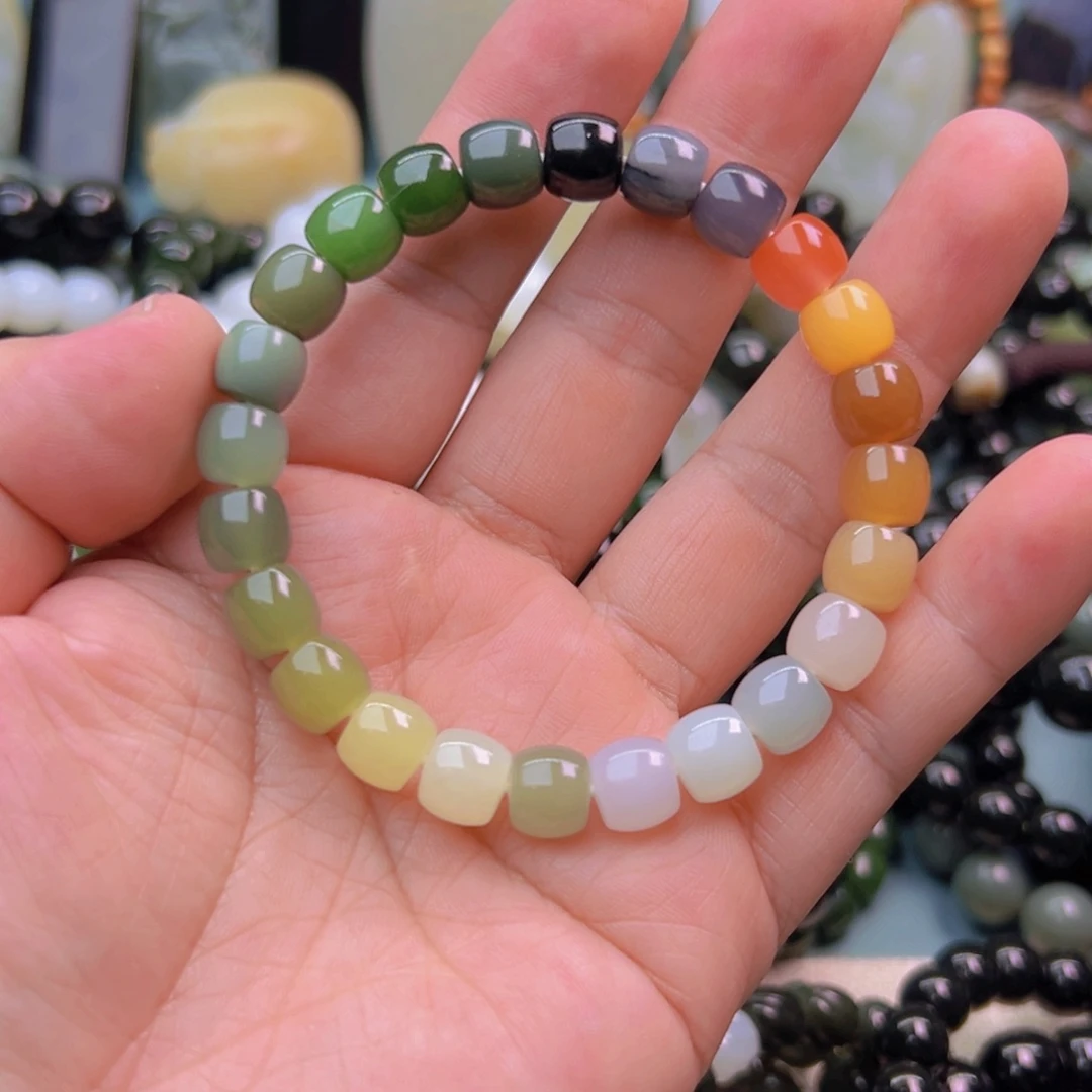 和田玉手链未镶嵌