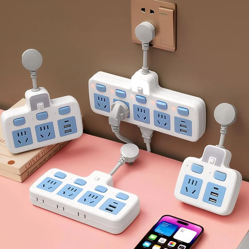 公正牛官方适用虹廷公正牛转换器插座一转二三插排插线板多功能多