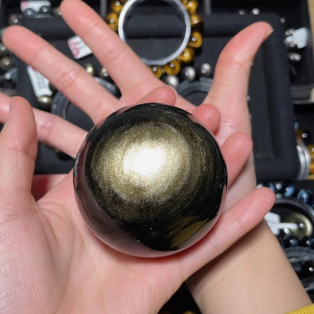 美***1黑曜岩未镶嵌珠宝奇石