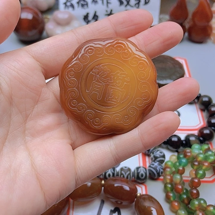 【闪购商品】未镶嵌玛瑙/玉髓珠宝半成品開*