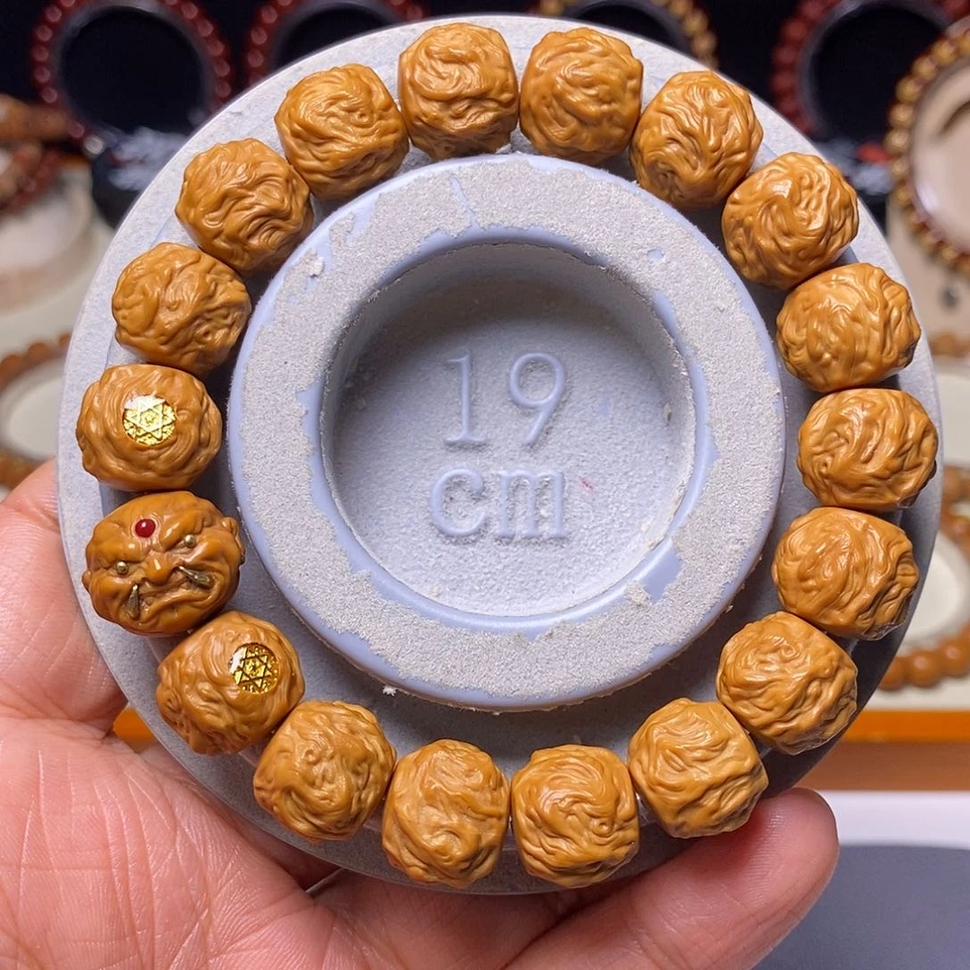 手串猴头核桃恶僧精工龙蛇之变尺寸14左右全品