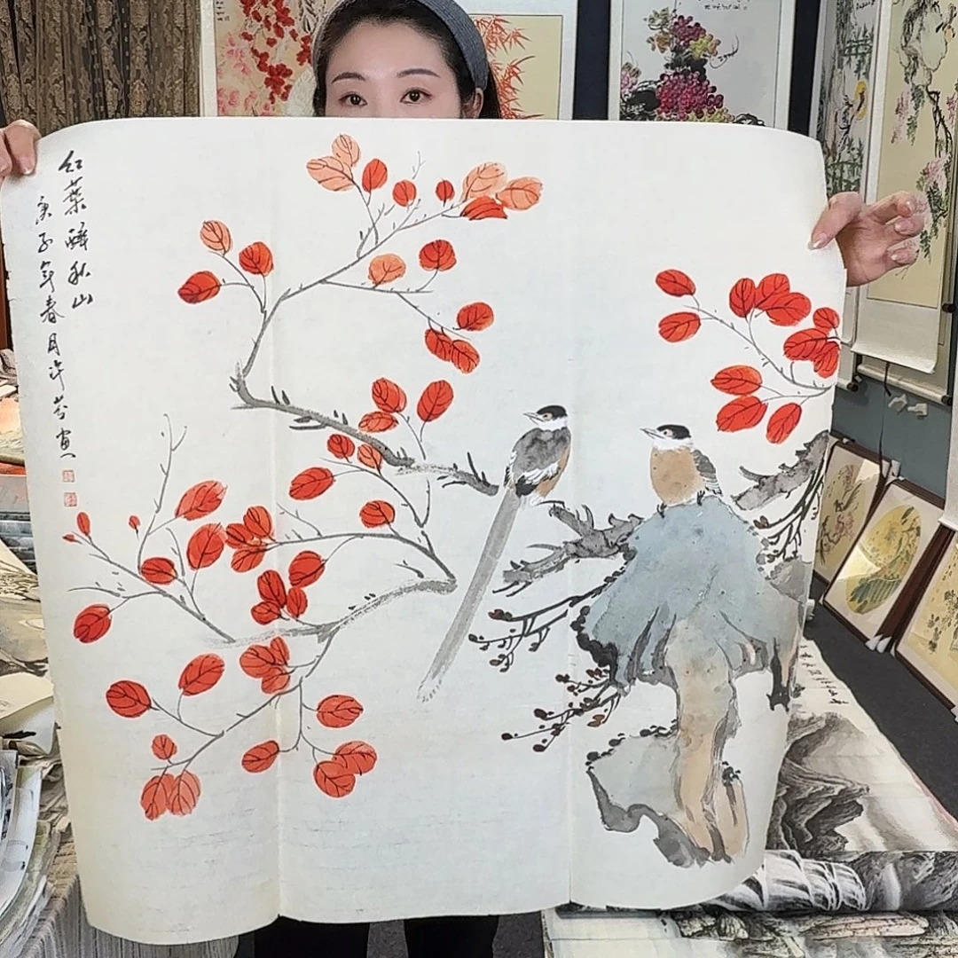 纯手绘国画作品好看