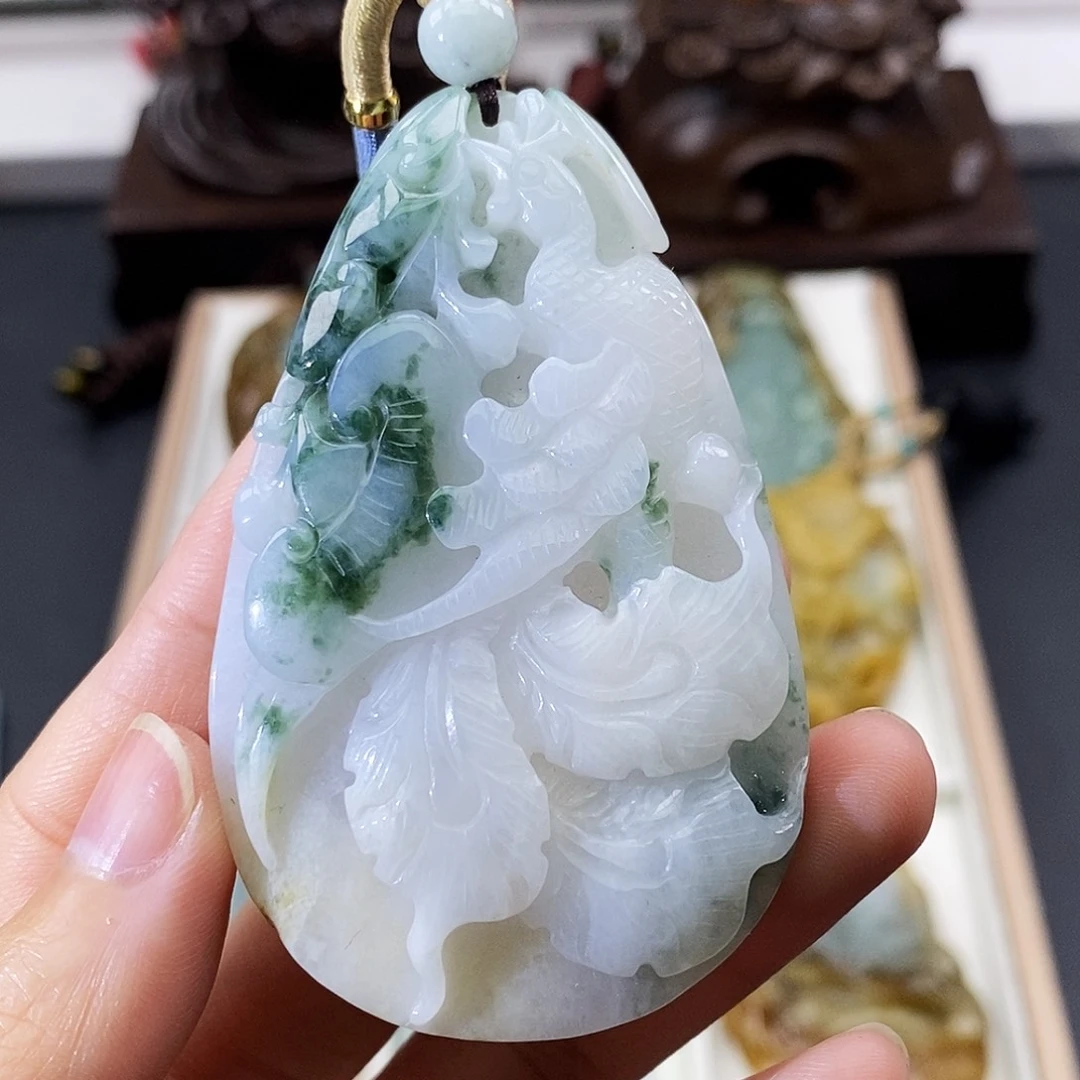 颈饰未镶嵌翡翠缅甸翡翠a货