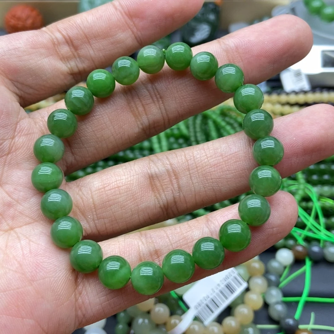 和田玉（碧玉）手链未镶嵌